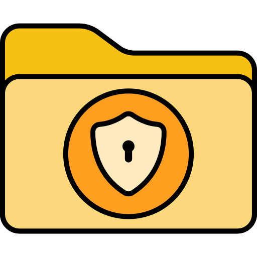 bezpieczny folder Generic color lineal-color ikona