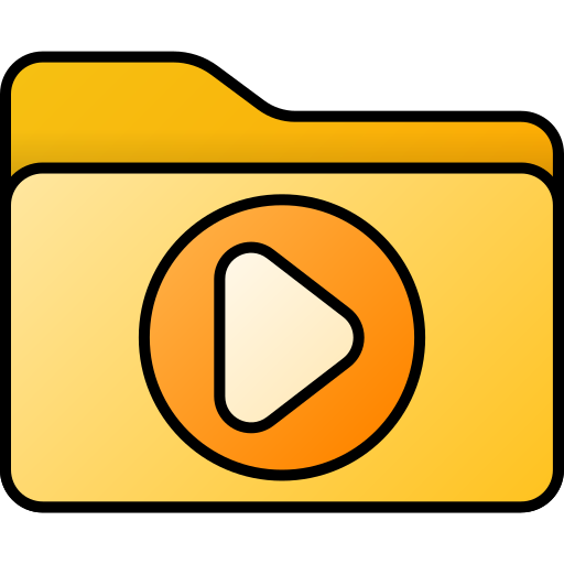 videoordner Generic color lineal-color icon