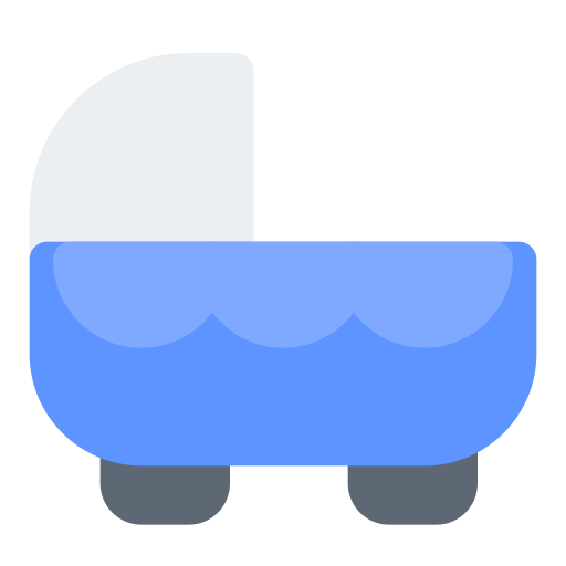 Bassinet Generic color fill icon