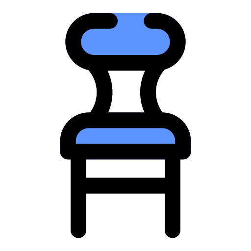 krzesło barowe Generic color lineal-color ikona