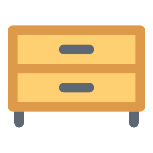 Bed side Generic color fill icon