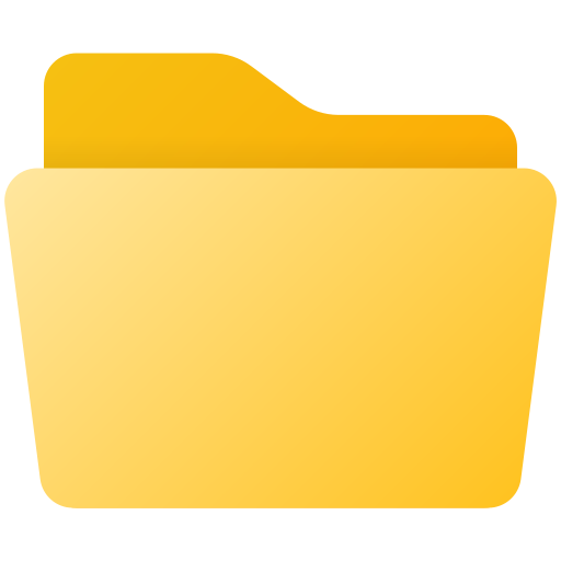 open folder Generic gradient fill icoon