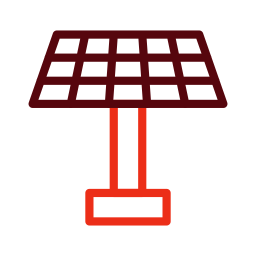 Солнечная панель Generic color outline иконка