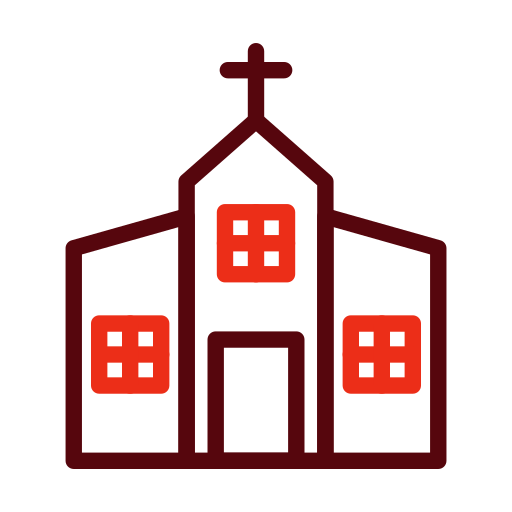iglesia Generic color outline icono