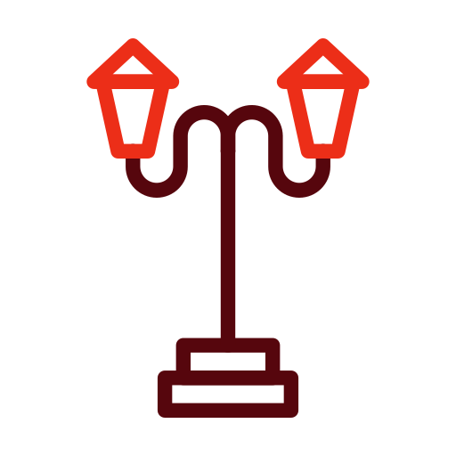 Street lamp Generic color outline icon
