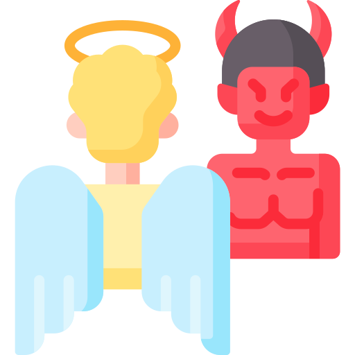 Angel devil Special Flat icon