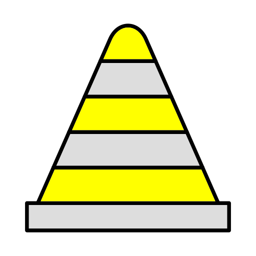 cono di traffico Generic color lineal-color icona