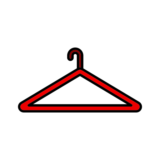 Вешалка для одежды Generic color lineal-color иконка
