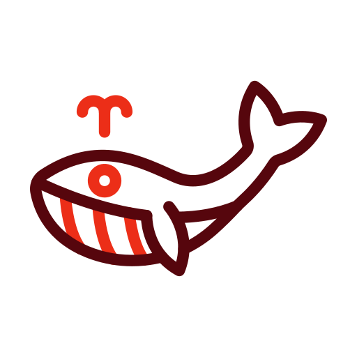 ballena Generic color outline icono