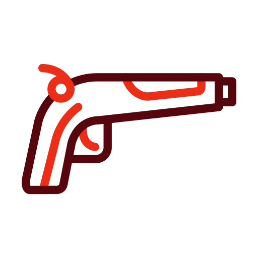 pistolet Generic color outline ikona
