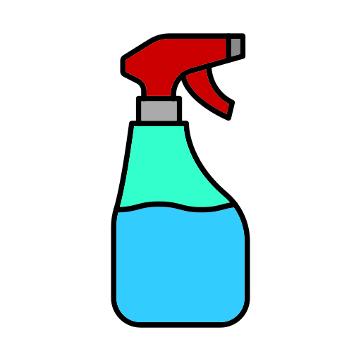 Spray bottle Generic color lineal-color icon