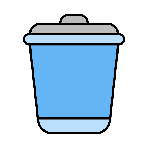 Trash can Generic color lineal-color icon