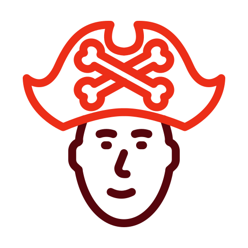 pirat Generic color outline ikona