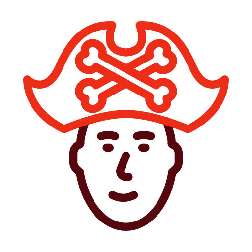 pirata Generic color outline icono