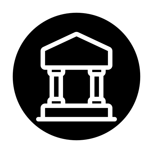 은행 Generic black fill icon