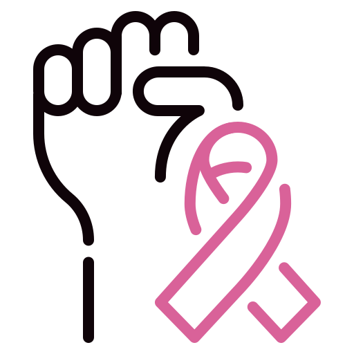 Cancer awareness Generic color outline icon