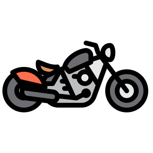 motorfiets Generic color lineal-color icoon