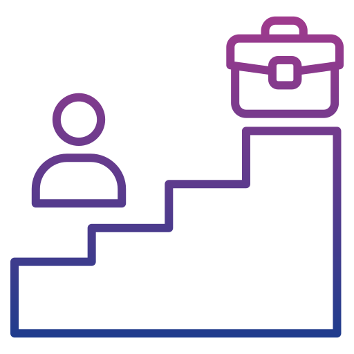 laufbahnentwicklung Generic gradient outline icon