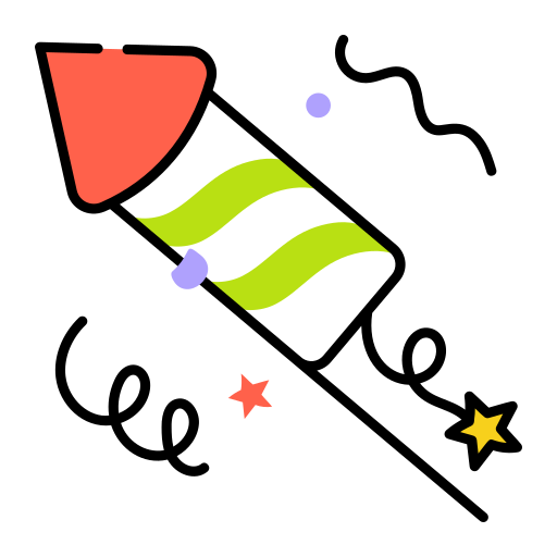 petardo Generic color lineal-color icona