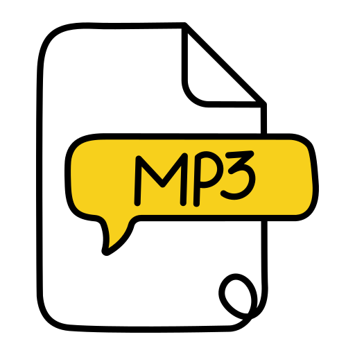 Mp3 file Generic color lineal-color icon