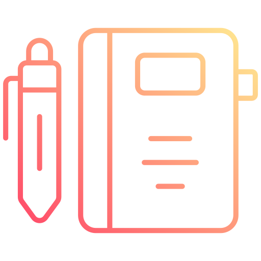 Notebook Generic gradient outline icon