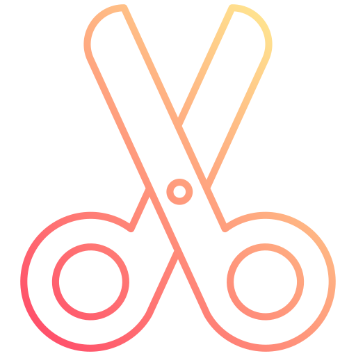 Scissors Generic gradient outline icon