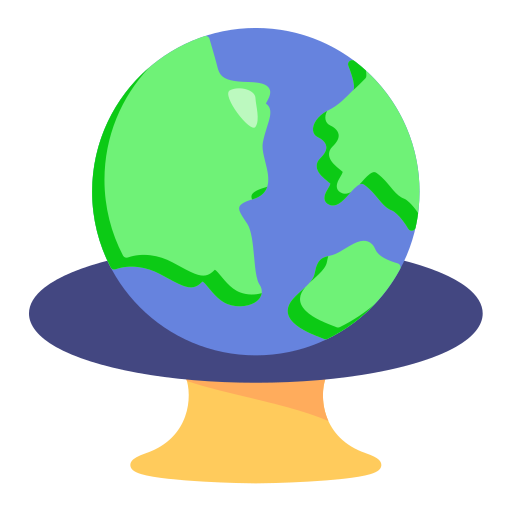 globo terrestre Generic color fill icona
