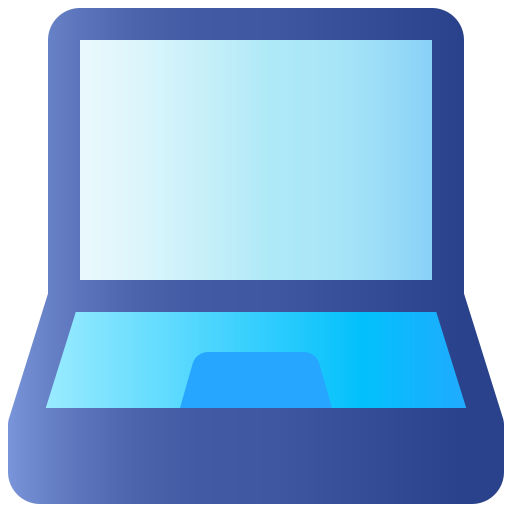 ordinateur portable Generic gradient fill Icône