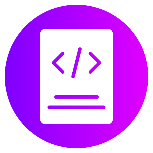 Coding Generic gradient fill icon