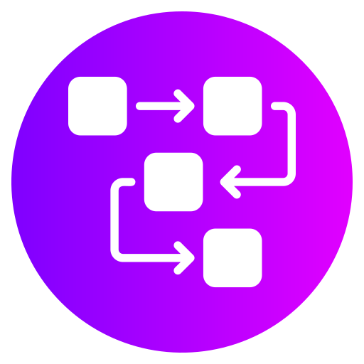 プロセス Generic gradient fill icon