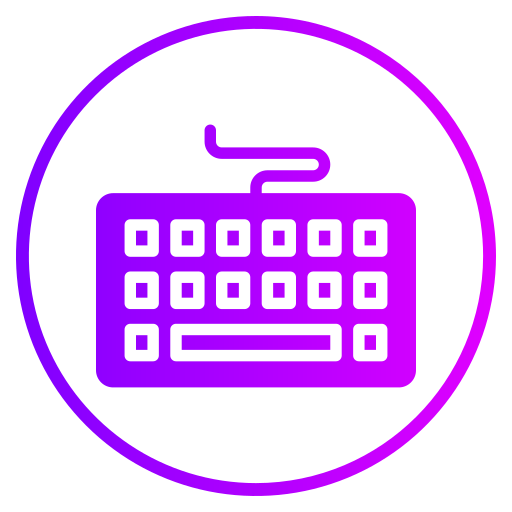 tastatur Generic gradient fill icon