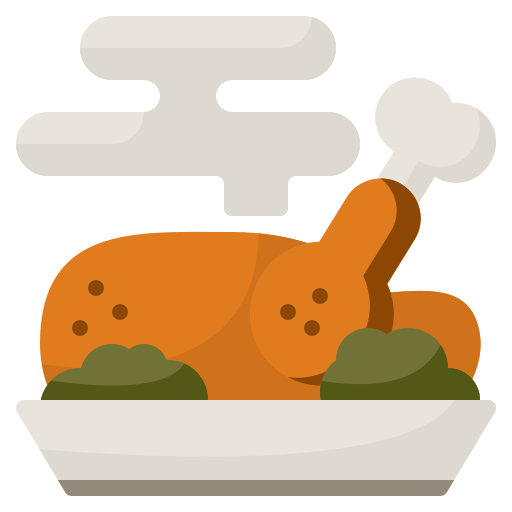Roast chicken Generic color fill icon