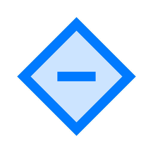 señal de tráfico Vitaliy Gorbachev Blue icono