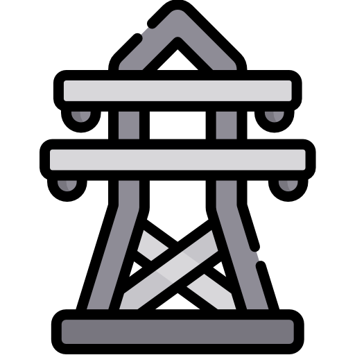 electricidad Kawaii Lineal color icono