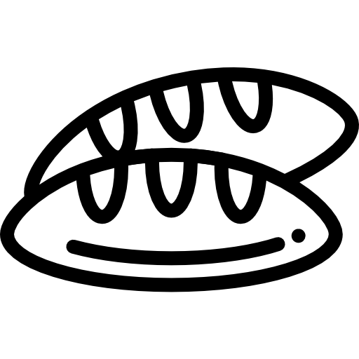 パン Detailed Rounded Lineal icon