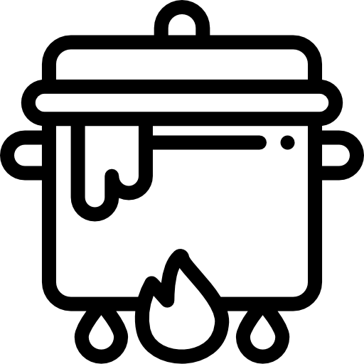 maceta Detailed Rounded Lineal icono