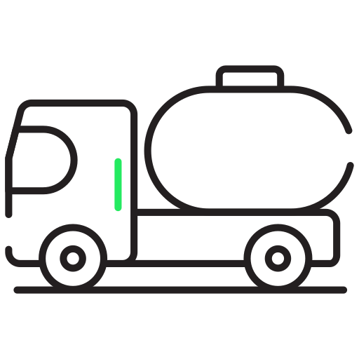 olie vrachtwagen Generic color outline icoon
