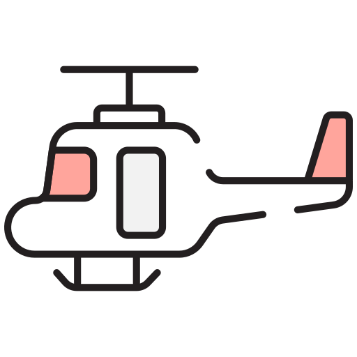 hélicoptère Generic color lineal-color Icône