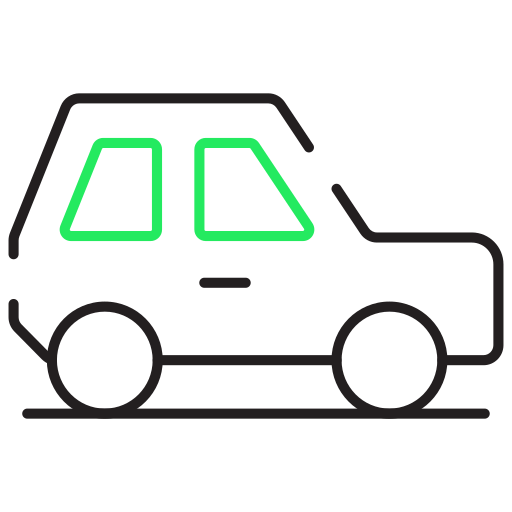 Mini car Generic color outline icon