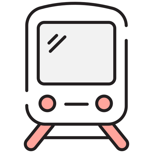 電車 Generic color lineal-color icon