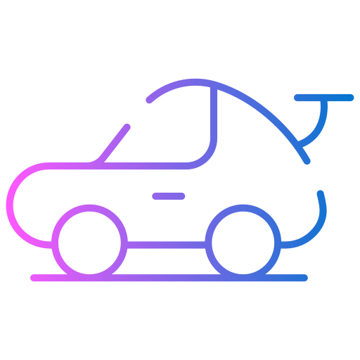 coche deportivo Generic gradient outline icono