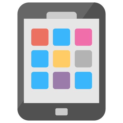 aplikacje mobilne Generic color fill ikona