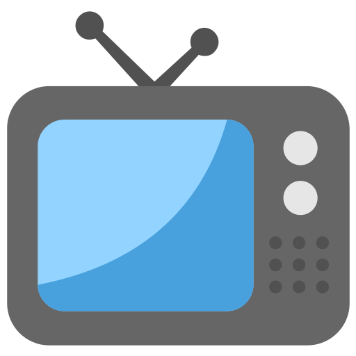 télévision rétro Generic color fill Icône
