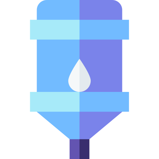 wasserspender Basic Straight Flat icon