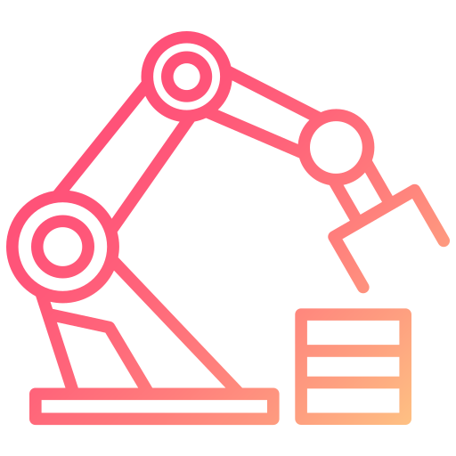 brazo robótico Generic gradient outline icono