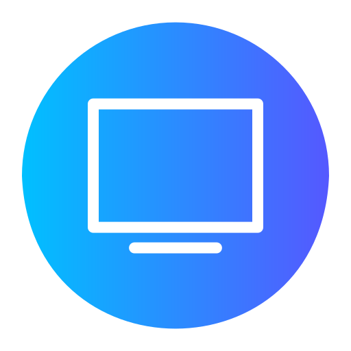 monitor Generic gradient fill icono