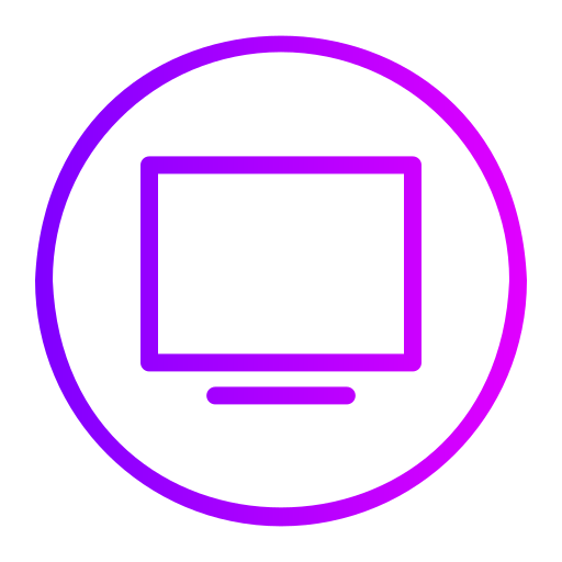 monitor Generic gradient outline icon