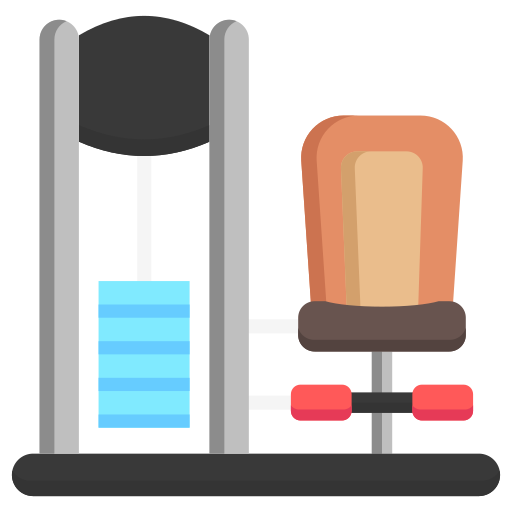 Legcurl machine Generic color fill icon