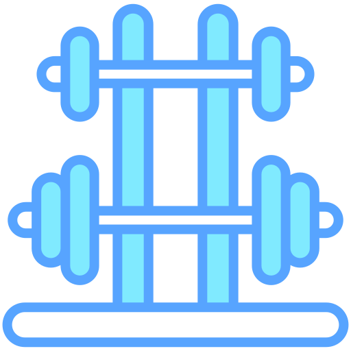 Barbell Generic color lineal-color icon