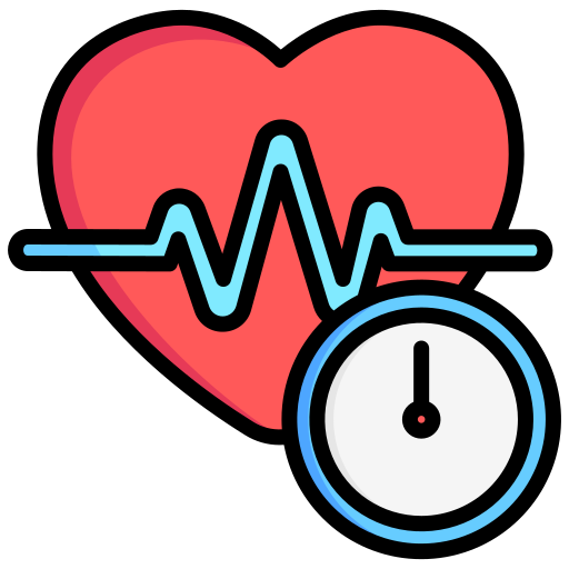 Частота сердцебиения Generic color lineal-color иконка
